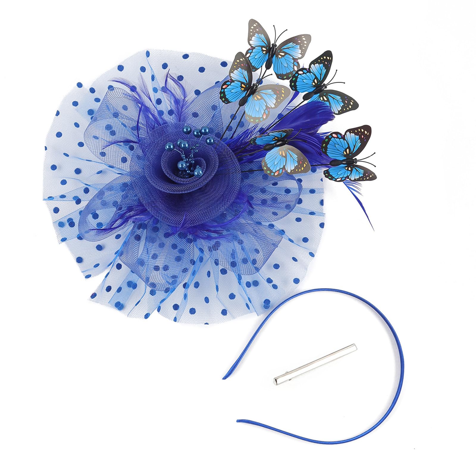 MICFENY Wedding Hairband Costume Butterfly Hair Accessory For Bride Lightweight Design Comfort Wedding Headpiece