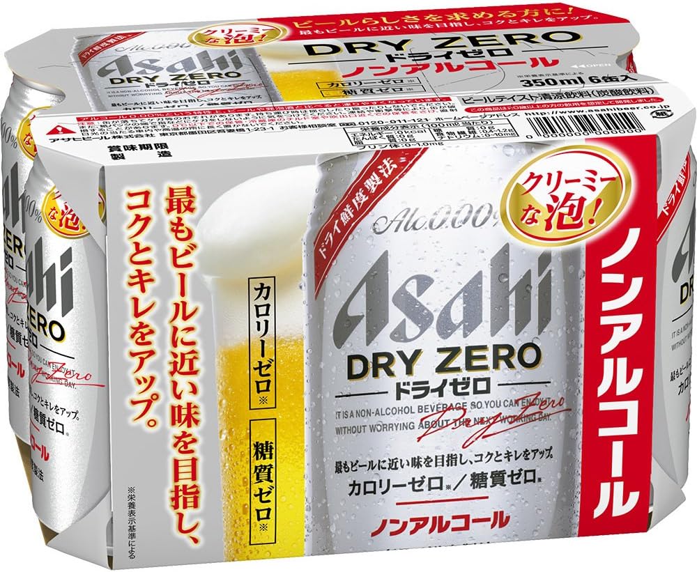 dry zero non-alcohol 350 ml × 6 cans