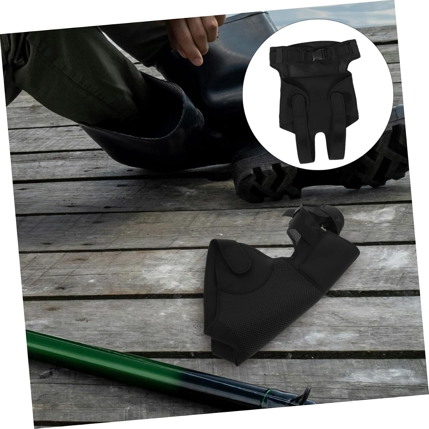 Toddmomy Fishing Hip Pad Cushion Kayak Seat Pad for Kayaking Boat Seat Cushion Antislip Surface Puncture Resistant for Outdoor Sports