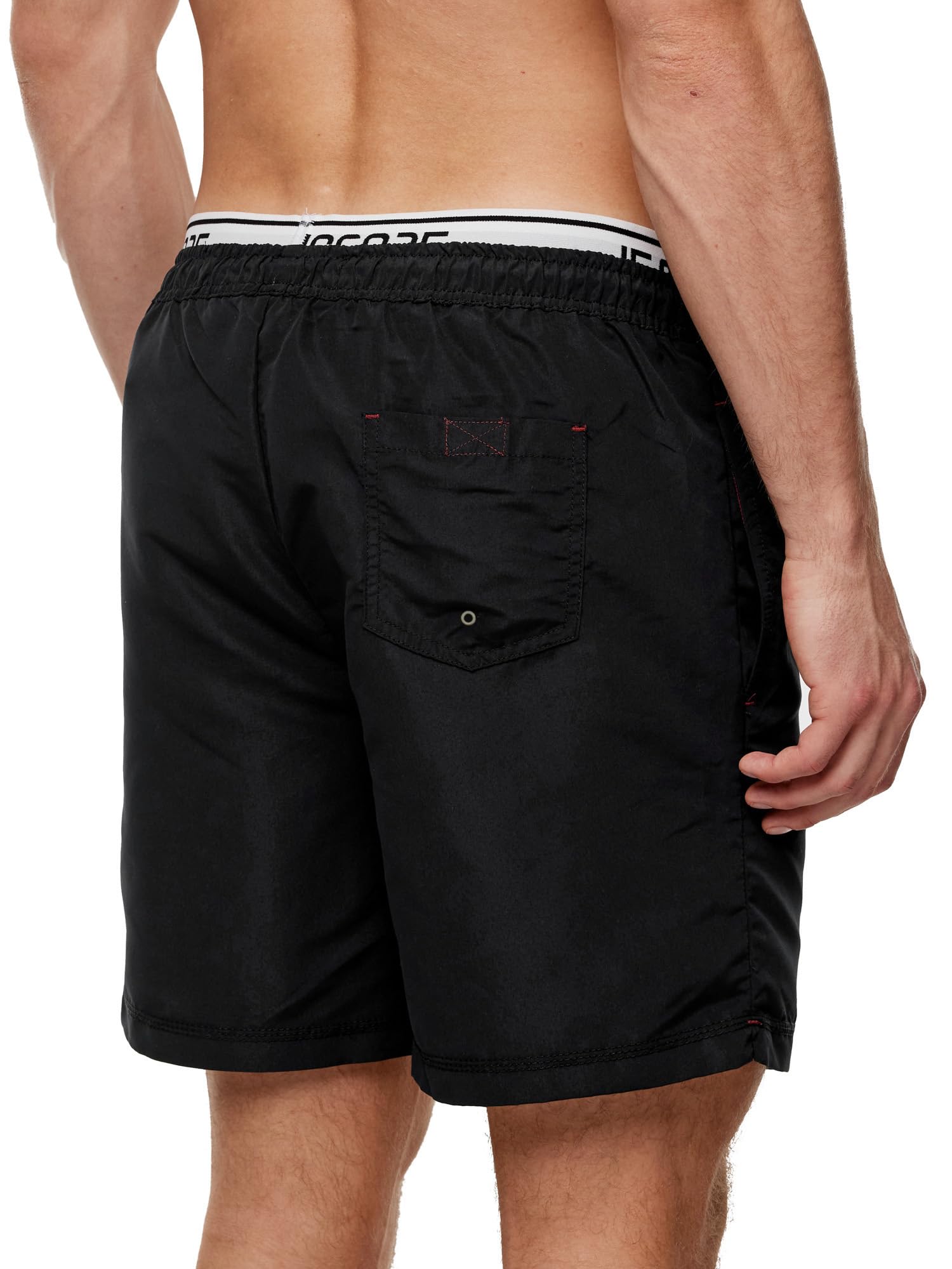 Indicode Uomini Solomon Swimming Trunks | Costume da Bagno con 3 Tasche e Coulisse