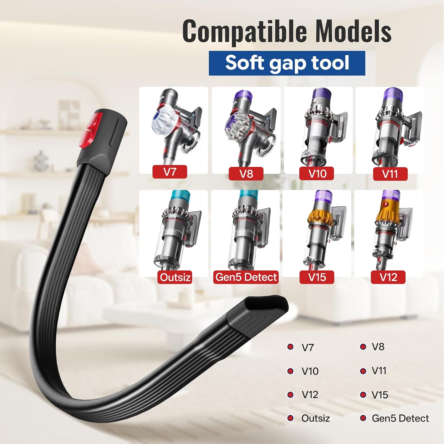 Flexible Crevice Tool Compatible with Dyson Cordless Vacuum Cleaners image 2