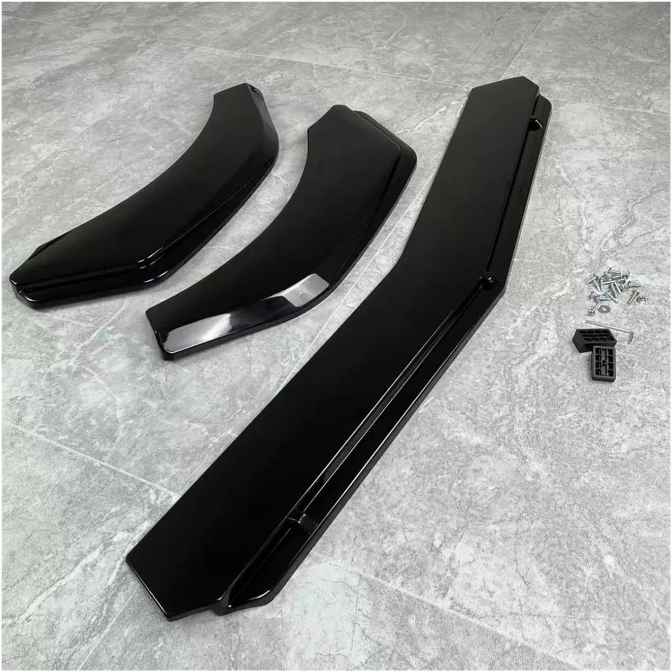 Front Bumper Lip Compatible For Mercedes Benz W211 E200 E220 E300 E350 E500 E55 AMG 2003-2009 Spoiler Splitter Diffuser Body Kit Tuning