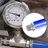 Vista 6 de TAISHER 1 pieza de forja de acero inoxidable 304 de accesorios de manguera de aire, accesorios de púas de manguera de 1 pulgada x 1/2 pulgadas