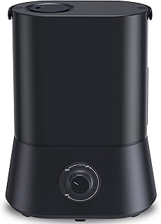 Humidifiers for home, 4L Quiet Cool Mist humidifiers, 26dB Ultrasonic Humidifiers for Bedroom, Plant, 95mm Water Inlet, Ad...