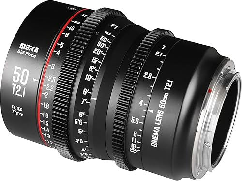 Meike 50 mm T2.1 S35 Manueller Fokus Weitwinkelobjektiv — nuotrauka 5