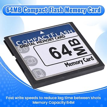 64MB Compact Flash Memory Card for Camera, Advertising Machine, Industrial Computer Card