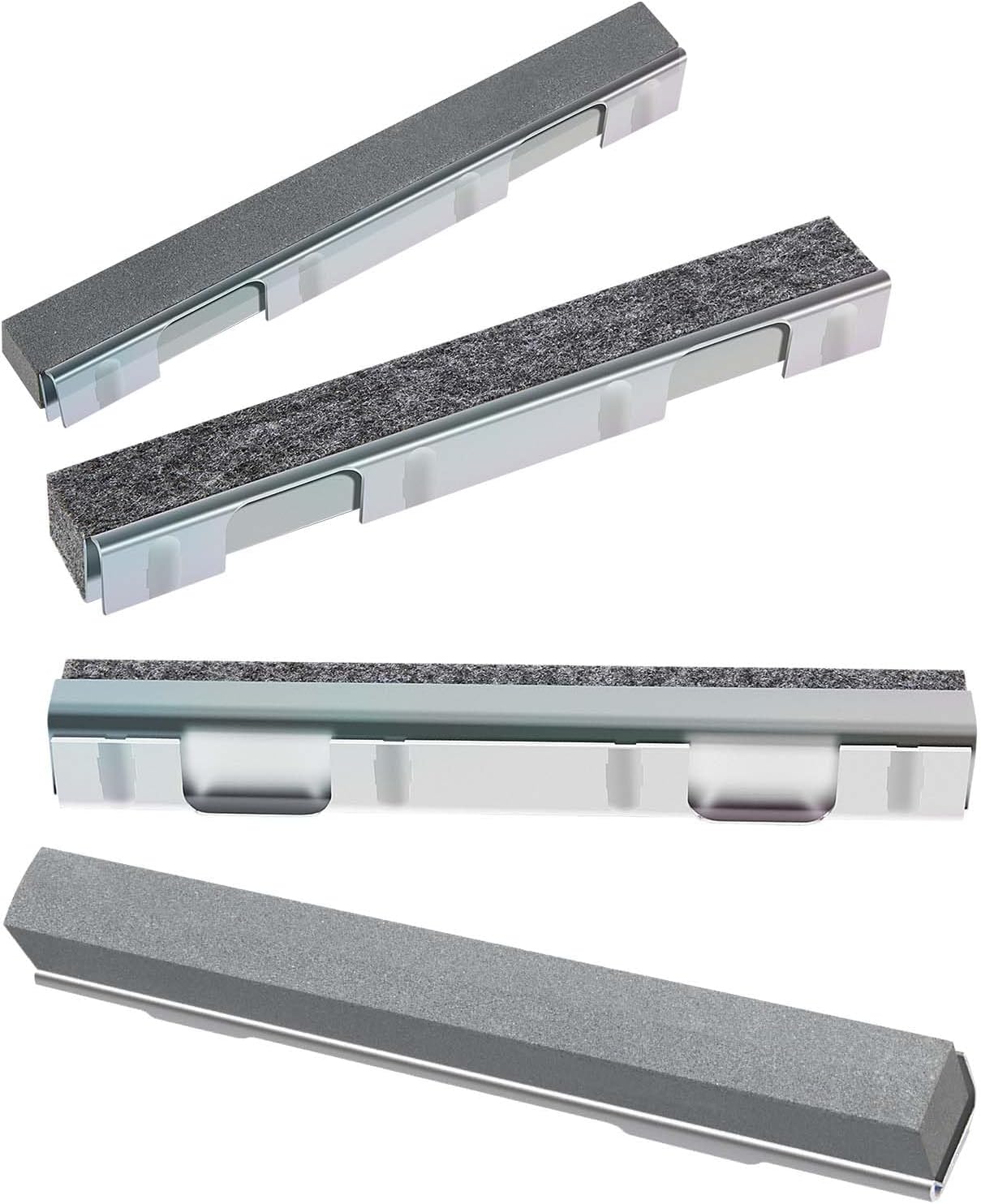 15520 280-Grit Stone & Wiper Set for Lisle 15000 Cylinder Hone - Fine Abrasive Stones for Final Engine Honing & Perfect Ring Seal - Fits 3" to 4-1/4" Cylinders
