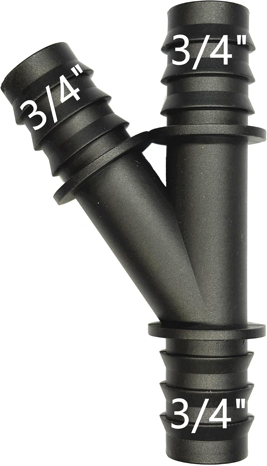 3/4" x 3/4" x 3/4" Fittings,Radiator Coolant Hose 3-Way Connector,Heater Y-Joint Diverter,Water Pipe Splitter Repair Kit for BMW,Mercedes-Benz,Audi,VW,Ford,Porsche,Land Rover,MINI,Jeep,Toyota,GMC,19mm