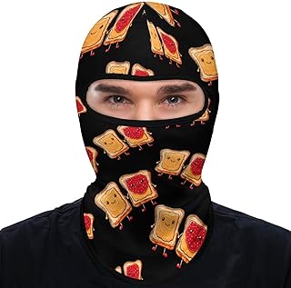 Spread Peanut Butter & Jelly Balaclava Ski Mask Motorcycle UV Protector Scarf Face Cover Mask for Men Women