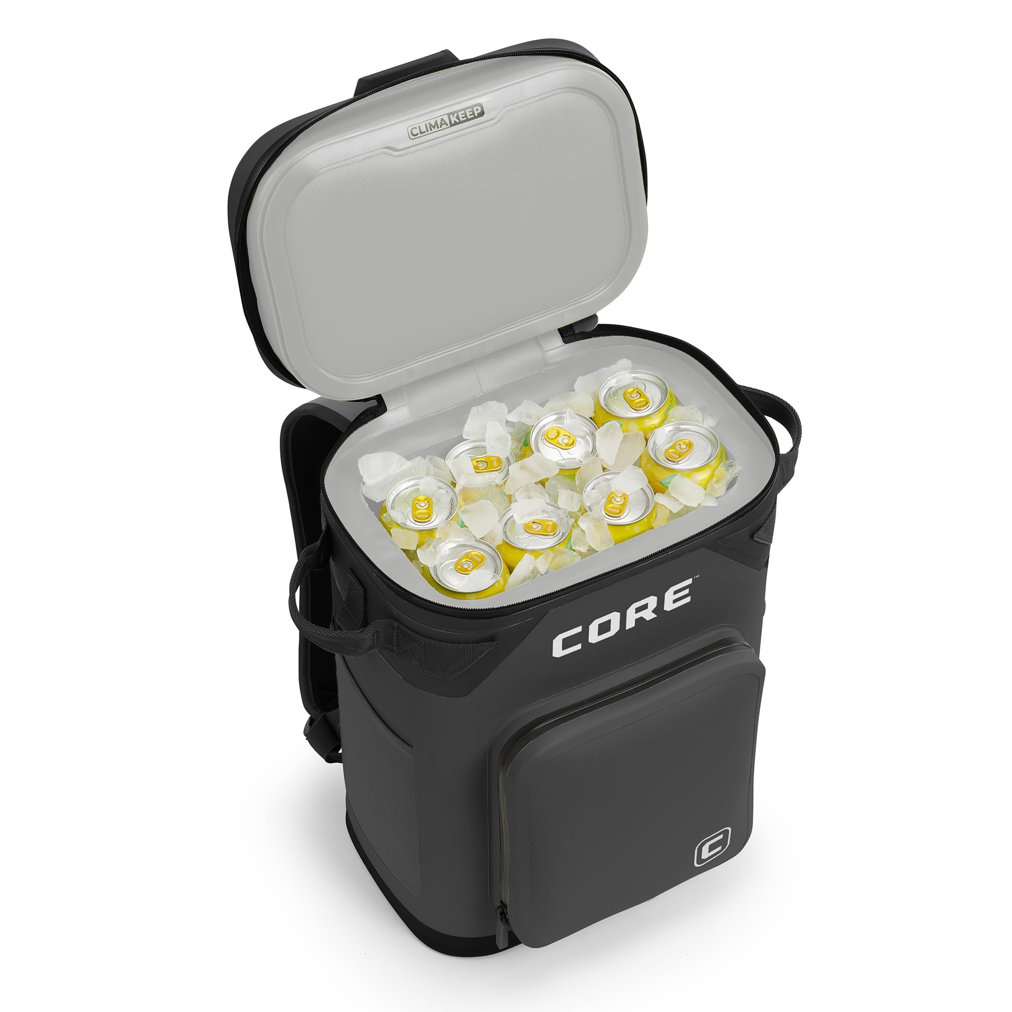 CORE Magnetic Leak Proof Soft Cooler with Waterproof Zipper | Insulated Bag Portable Ice Chest Box | Best Soft Cooler for Food & Beverages for