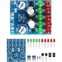 Soldering Practice Kit DIY Simple Advertising RGB LED Plug-in Circuit Kit Learn Soldering Kit for Beginners 07GGCD03