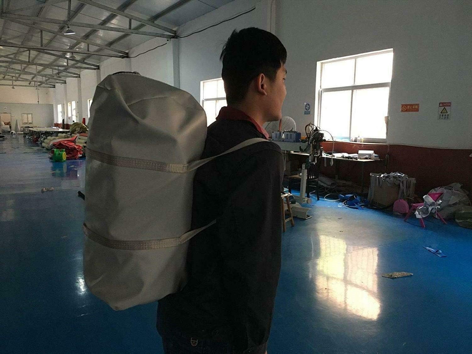 AIR Tight Inflatable Camping Duck Blind Ice Fishing Hunting Shanty Tent (Size: 10x12x6ft.)