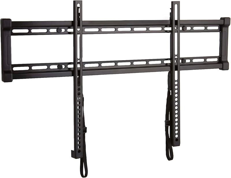 Low Profile TV Wall Mount for 40" to 80" TVs - Universal Fixed Wall Mount TV Bracket, Slim 1” Profile - 3 Step Easy Install w/Included Hardware - UL Certified