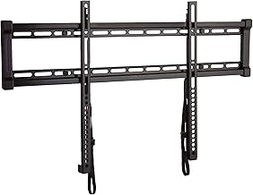 SANUS Low Profile TV Wall Mount for 40" to 80" TVs - Universal Fixed Wall Mount TV Bracket, Slim 1” Profile - 3 Step Easy Install w/Included Hardware - UL Certified