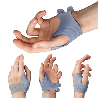 MARS WELLNESS CMC Thumb Brace - Restriction Thumb Support CMC Joint Thumb Arthritis Brace Stabilizing Splint for Osteoarthritis and arthritis thumb splint - Large - Left Hand