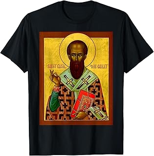 St. Basil the Great Eastern Orthodox Byzantine Art Easter T-Shirt