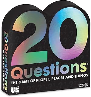 20 Questions Original Guessing Game, Family Trivia Board Game, Ages 12+