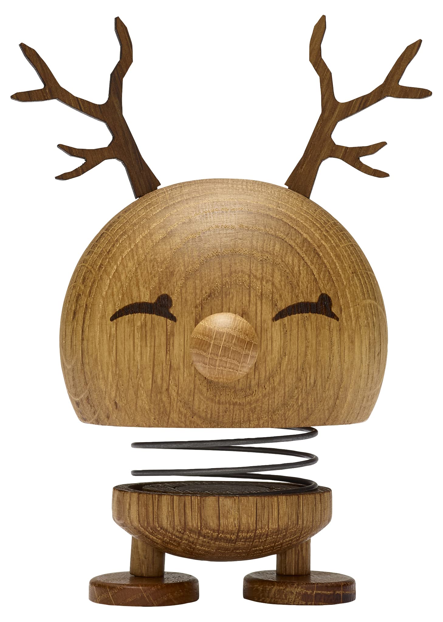 Hoptimist - Reindeer, reindeer - Medium Bimble - Oak - Handmade - Height 14 cm, diam. 7,5 cm