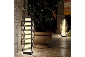 Grand Patio Outdoor Floor Lamp Solar Powered Lantern