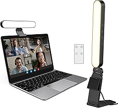 InnoGear Video Conference Light, On-Camera Video Lights for Monitor Desk LED Streaming Lighting with Remote and Touch Control Selfie Zoom Lighting for Computer Webcam Laptop Podcast, Recording