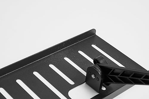 Miniatura 8 de 2 estantes para monitor de 15.7 pulgadas, estante superior para monitor de computadora de TV para dispositivos de transmisión de altavoces, soporte