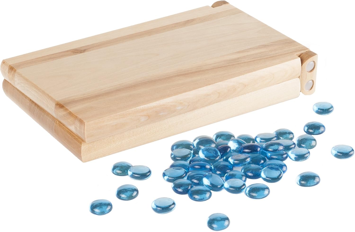 Hey! Play! Wooden Folding Mancala Game