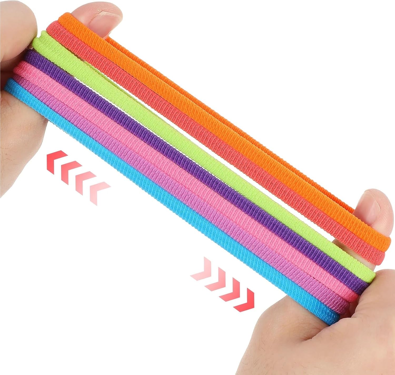 Weaving Loom Loops 384pcs Loom Potholder Loops Refill Weaving Craft Kit for DIY Elastic Bands Multicolored Accessories