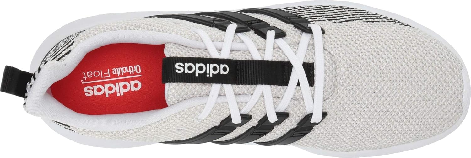adidas mens Questar Flow road running shoes, White/Black/Raw White, 14 US