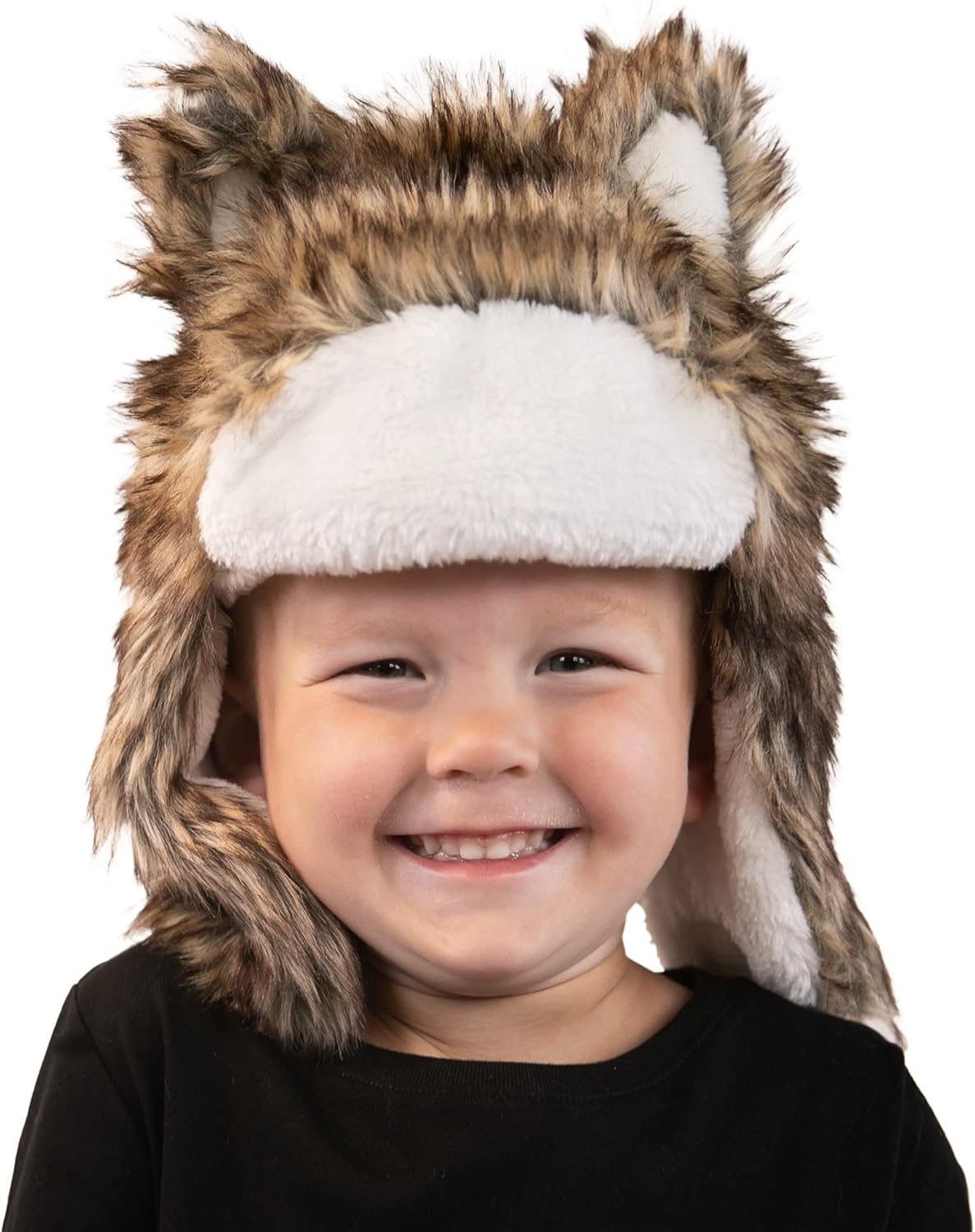Lazy One Critter Cap Hat for Kids and Adults, Fun, Cold-Weather, Animal Hats, Cute, Warm, Winter, Cozy, Ear Covers - Image 3
