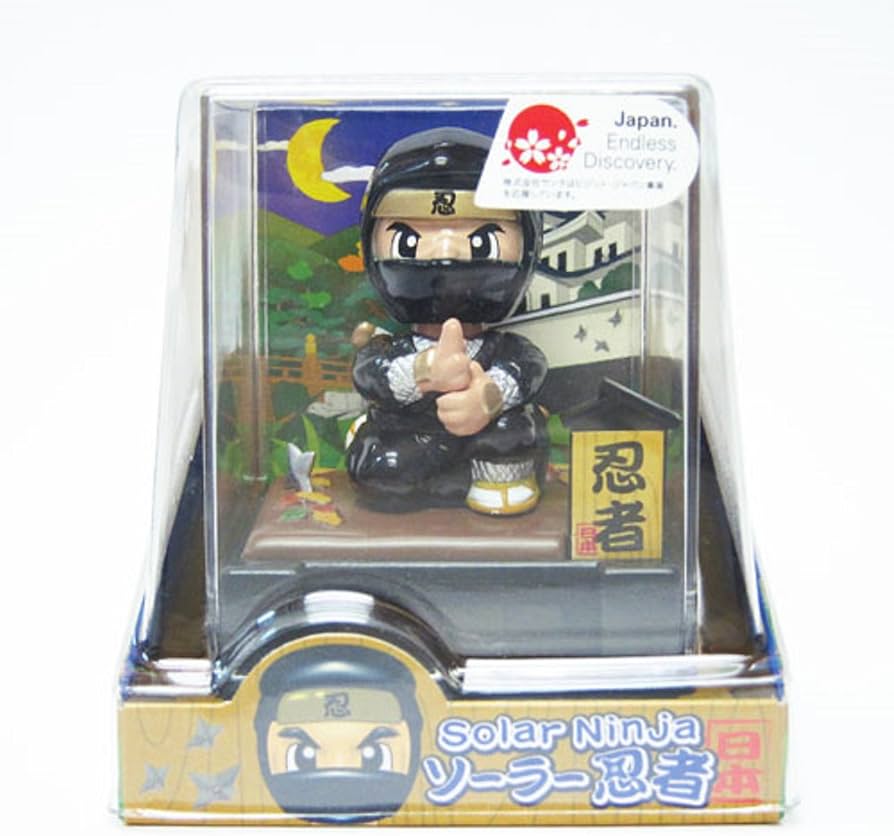 SANTA Solar Ninja Action/Adventure Figurine, L 2.56