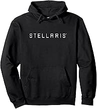 Stellaris Logo White sci-fi Strategy Game Pullover Hoodie