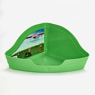 Kaytee Hi-Corner Litter Pan, Large, Assorted colors