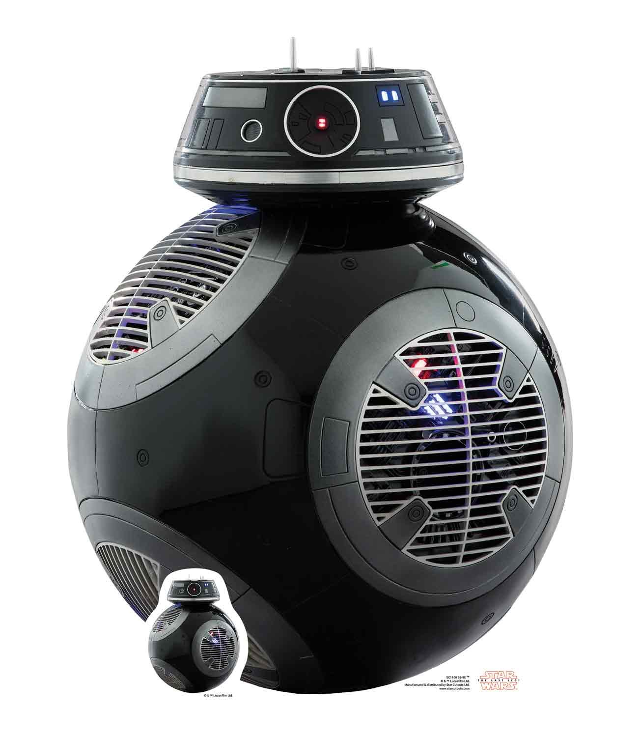 Star Cutouts Bb9e Star Wars Official Bb-9E (The Last Jedi) Lifesize Cardboard Cutout