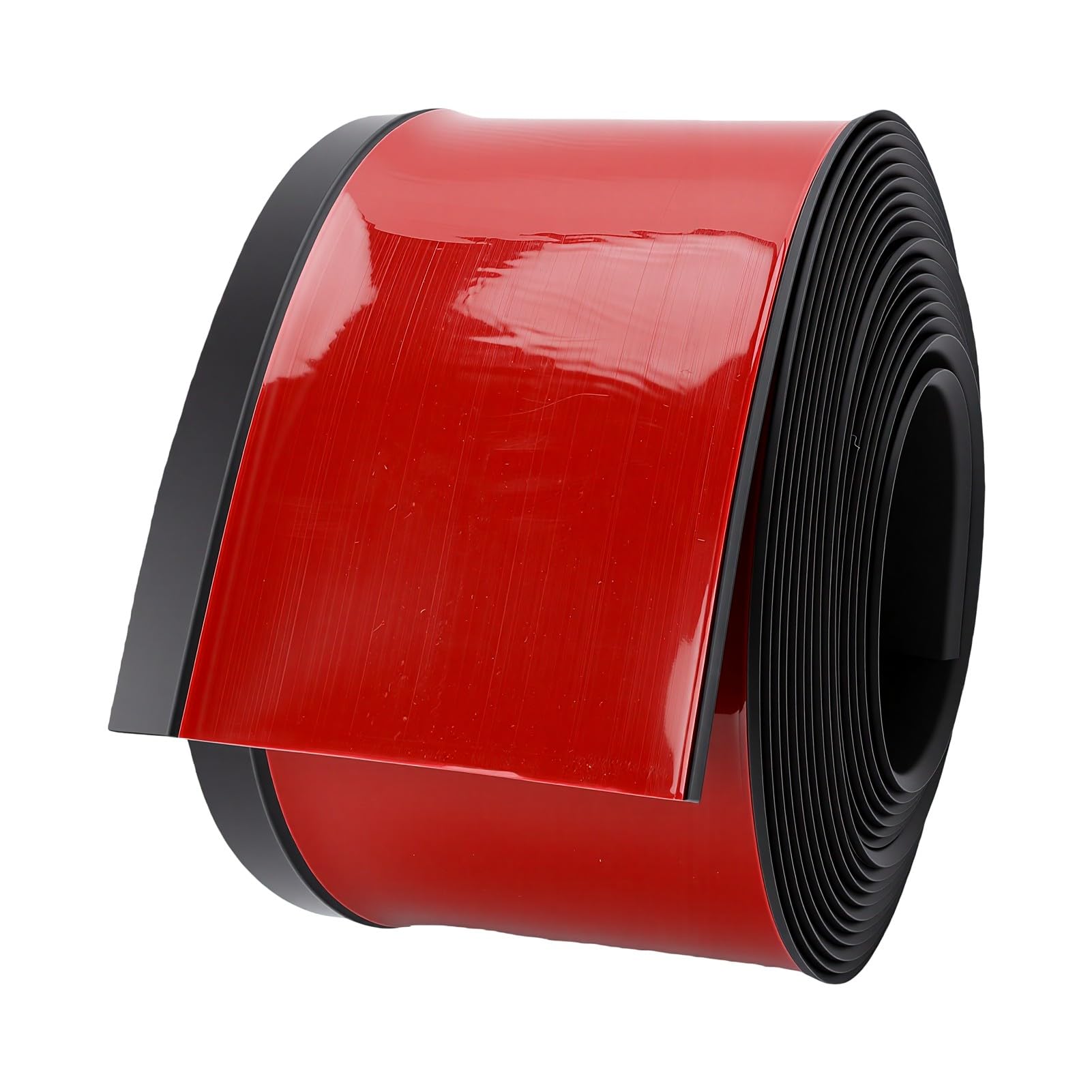Generic Samoprzylepna Listwa Przypodłogowa, Elastyczna Podstawa ścienna z PCV o Wymiarach 10 Cm X 6 M | do narożnika ściany podłogowej, osłona samoprzylepna do zakrzywionych powierzchni