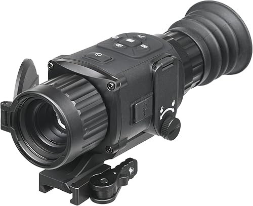AGM Rattler TS25-384 - Mira telescópica de imágenes térmicas para caza, impermeable, a prueba de golpes, visor térmico con paletas de colores