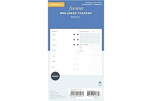 Filofax Organizer Refill, Personal Size, Enriching Wellness Planner