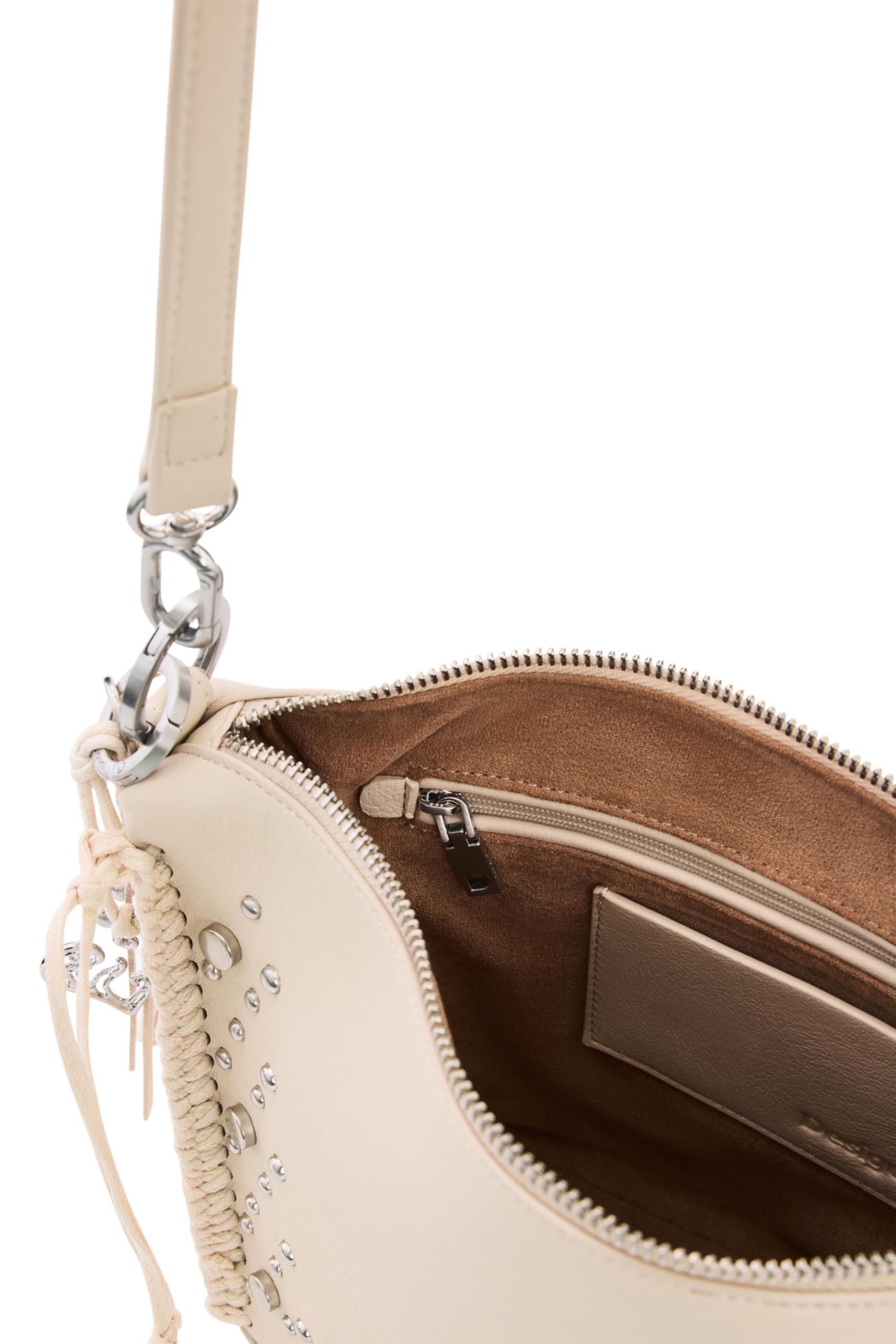 Desigual bolso bandolera bolso de hombro Gallium Munich Across Body Bag Beige Crude crema