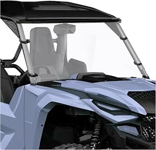 Kojem Front Full Windshield Compatible with 2018-2025 YAMAHA WOLVERINE RMAX2/ RMAX4/ X2/ X2 1000/ X4 Replacement for B4J-F83J0-V0-00 Scratch Resistance Windscreen