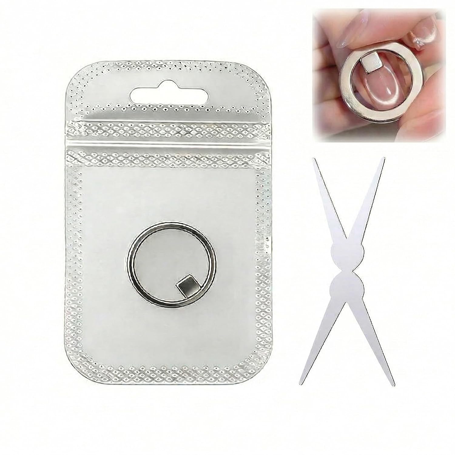 2026 Ring-Shaped Cat Eye Magnet for Nails - Nail Art Tool