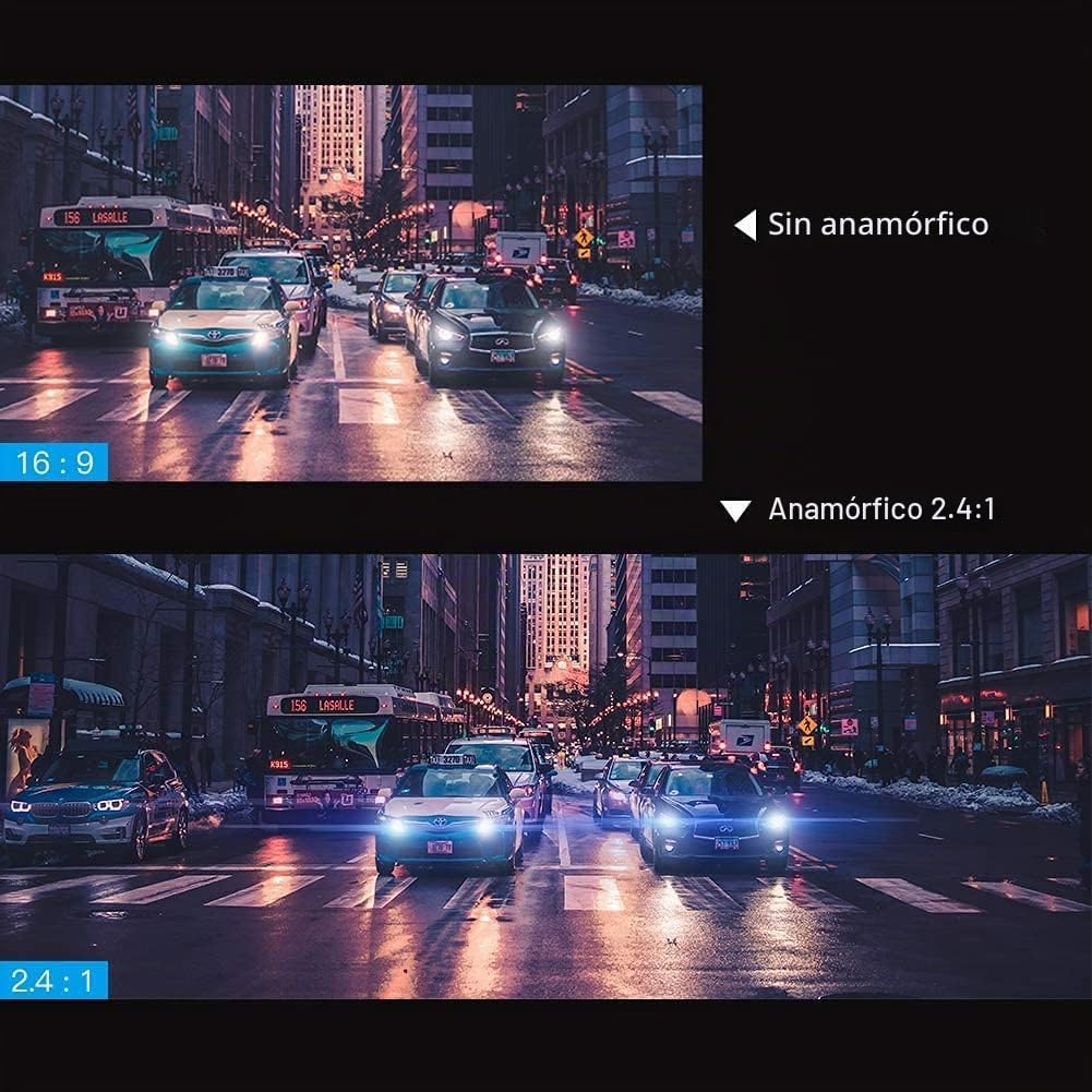 Comparison of 16:9 and 2.4:1 anamorphic footage