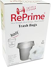 AccuFit H6644TCRC1 Can Liners, 32 gal, 0.9 mil, Clear, 33" x 44", Box of 50