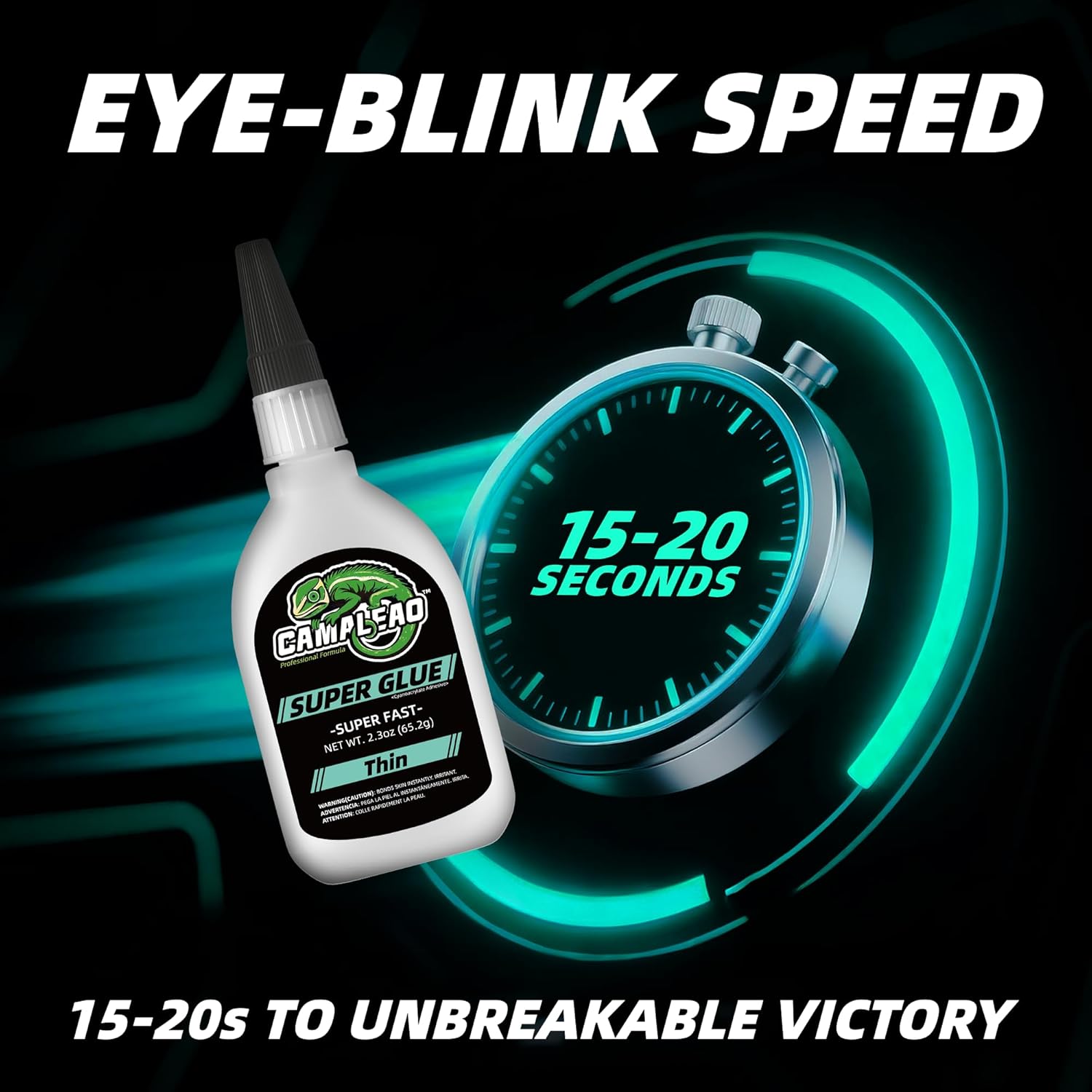 Thin Super Glue Liquid Kit 2.3 oz, All Purpose Clear Superglue for Plastic Ceramic Metal Wood Glass Shoe Leather Rubber, Instant Cyanoacrylate Adhesive for Home Repair Hobby Model Pottery DIY Craft