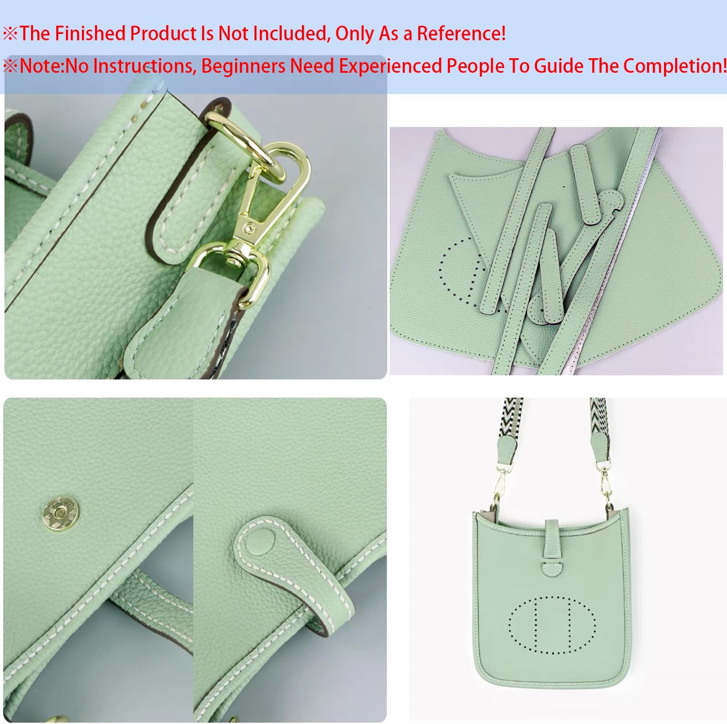 RIVEENY Handbag Shoulder Bag Acrylic Template Leather Pattern Acrylic Leather Pattern Leather Templates for Ladies' Shoulder Bags