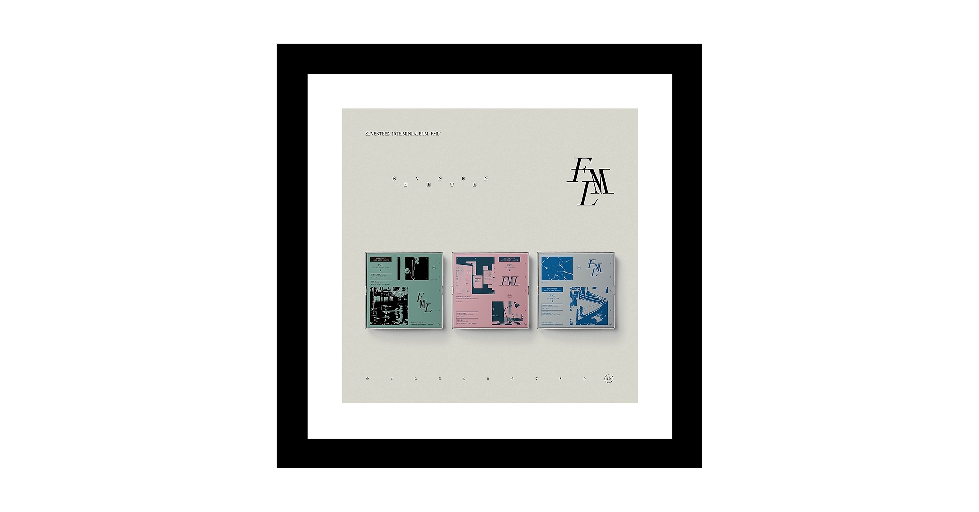 Amazon.com: SEVENTEEN FML 10th Mini Album Contents+POB+