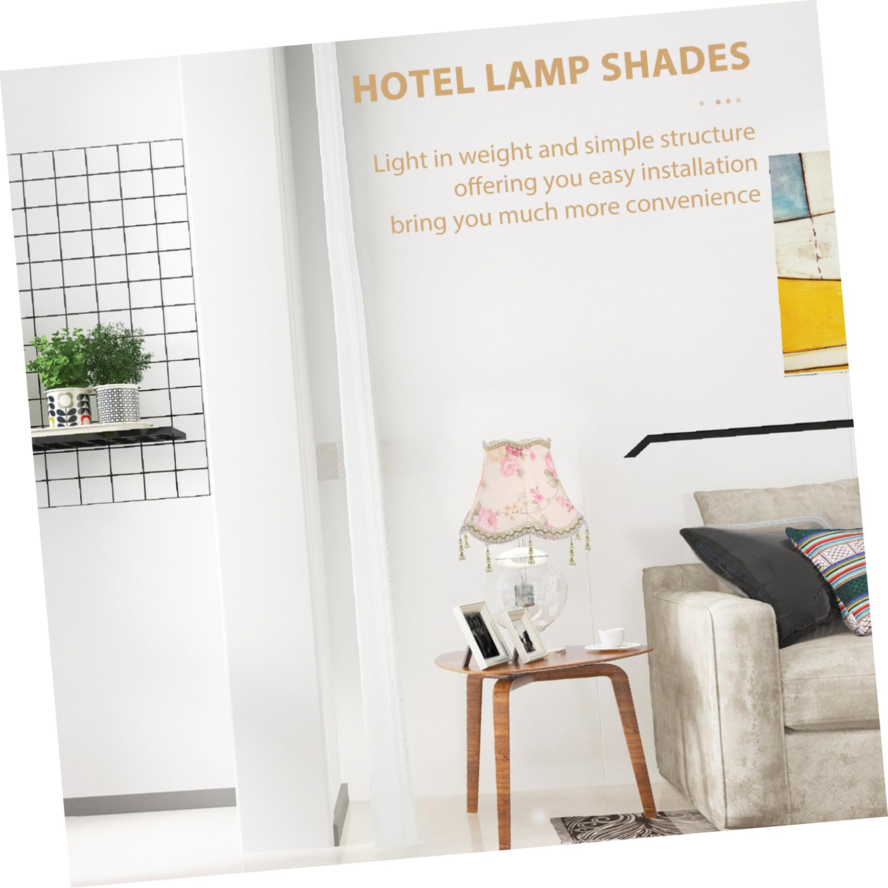 Abat-jour En Mousseline De Soie Rose Rétro Moderne - Housse De Remplacement Élégante Pour Lustre Et Lampe