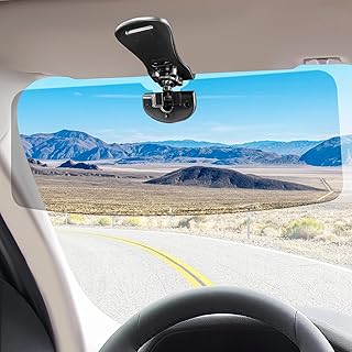 Sun Visor for SUV, Sun Visor Extender for Car Easy to Install, UV400 Anti-Glare Protects from Glare, UV Rays, Snow Blindness for Safe Driving, Universal for SUV