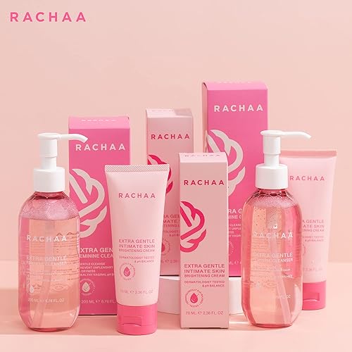 Miniatura 9 de RACHAA Feminine Wash for Women - Limpiador íntimo diario suave para aclarar, hidratar, limpiar con vitamina C, aceite de árbol de té y ácido