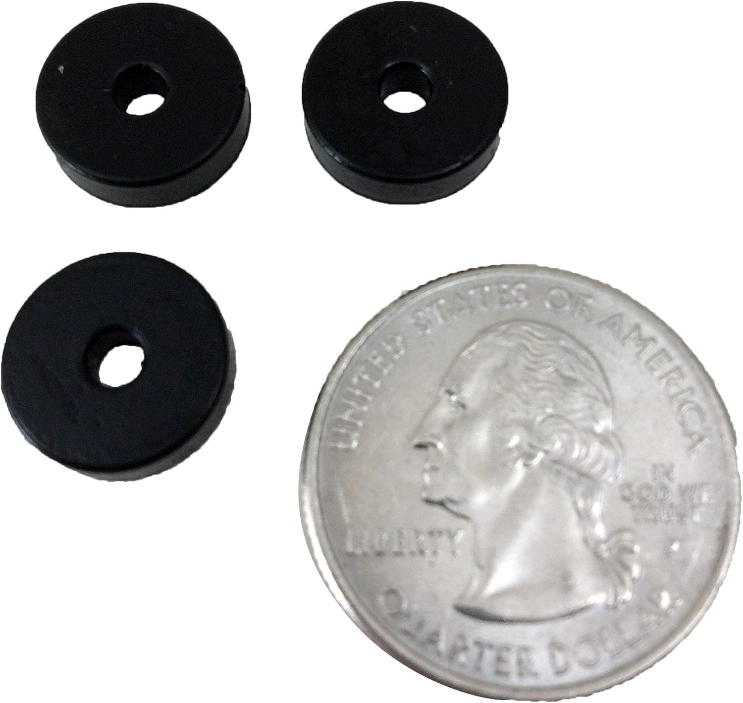 Isolate It: Sorbothane Vibration Isolation Washer 50 Duro (.13" ID - 0.5" OD - .13" Deep) - 12 Pack