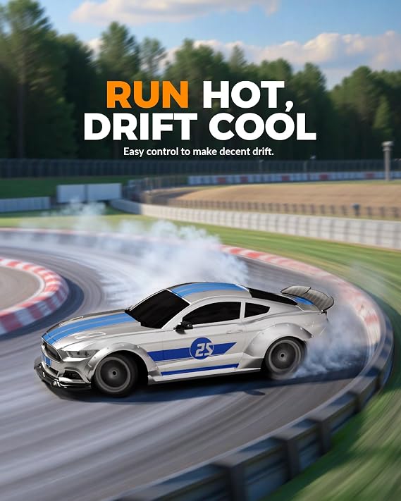 RACENT RC Drift Car, 1:20 Scale Remote Control Car for Beginners & Adults