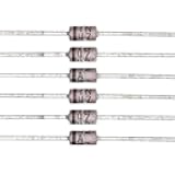 HUABAN 20PCS 1N4742A Metal Case Power Zener Diode 1W 12V DO-41 (DO-204AL) 1 Watt 12 Volt